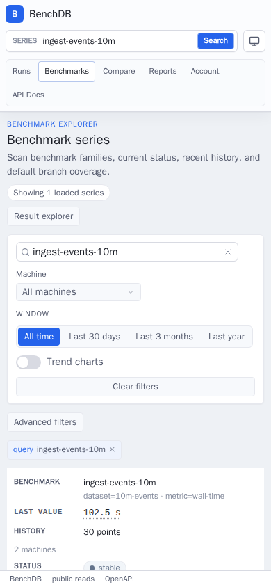 Series browse mobile